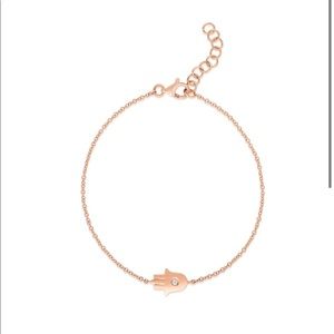 SINGLE DIAMOND HAMSA BRACELET